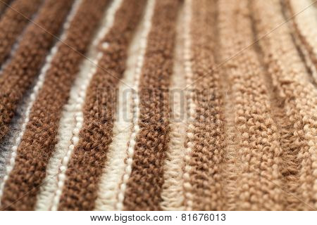 Macro Knitting Background