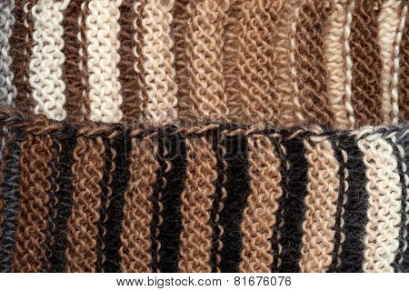 Macro Knitting Background