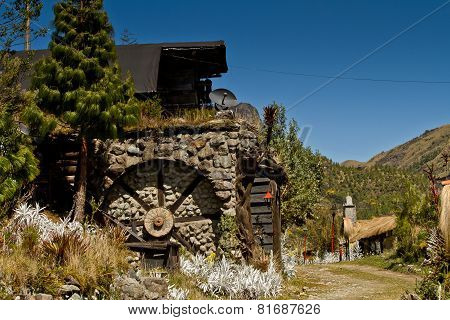 Dos Chorreras landmark in Azuay cuenca Ecuador