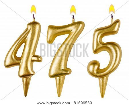 Candles Number Four Hundred Seventy Five