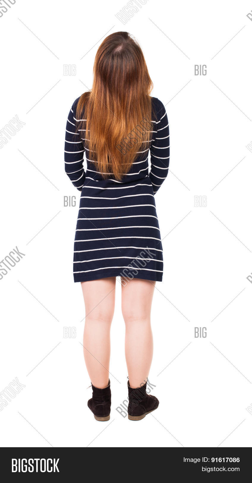 Standard Back View Back View Standing Image & Photo (Free Trial) | Bigstock