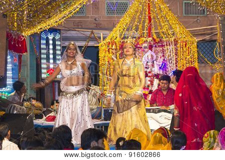 Local Nightly Street Festical In Jodhpur