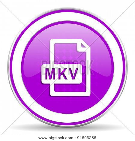 mkv file violet icon 
