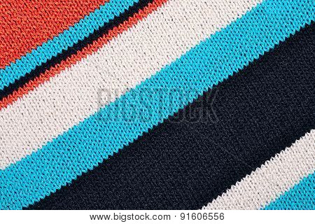 Striped Colorful Stockinet Background