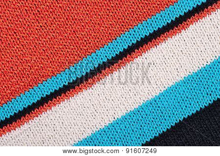 Striped Colorful Stockinet Background