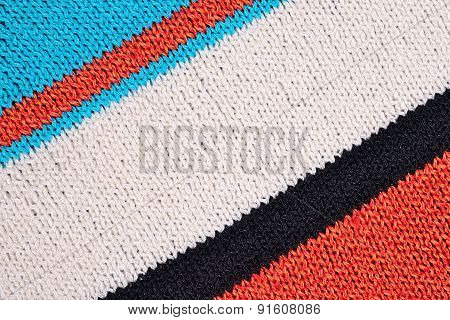 Striped Colorful Stockinet Background