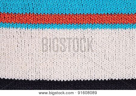 Striped Colorful Stockinet Background