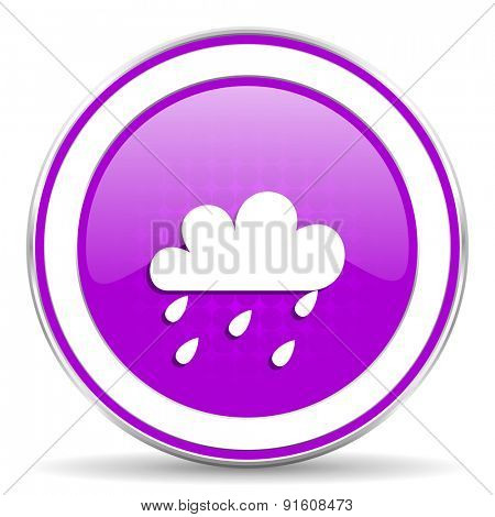 rain violet icon waether forecast sign