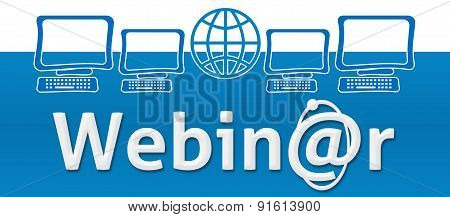 Webinar With Globe And Screens On Top