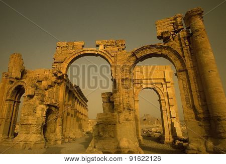 Syria Palmyra Roman Ruins