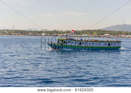 Ferry Boat To The Togean Islands, Indonesia