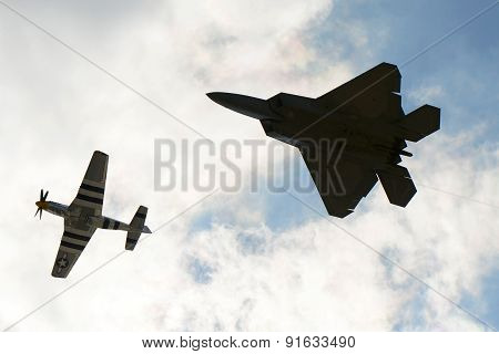 F-22 Raptor at Great New England Air Show