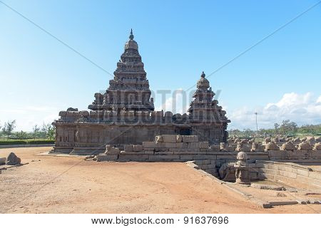 Shore temple in Mamallapuram, Tamil Nadu, India