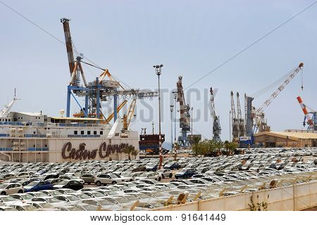 Cargo Port And New Cars For Sale, Eilat, Israel