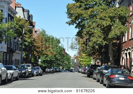 Streets of Boston in Massachusetts
