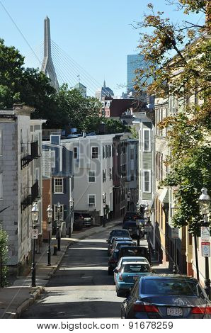 Streets of Boston in Massachusetts