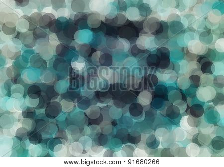 green and blue bokeh background