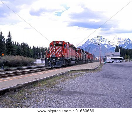 Mail train, Banff.