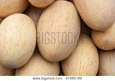 Melon Sold At The Bazaar