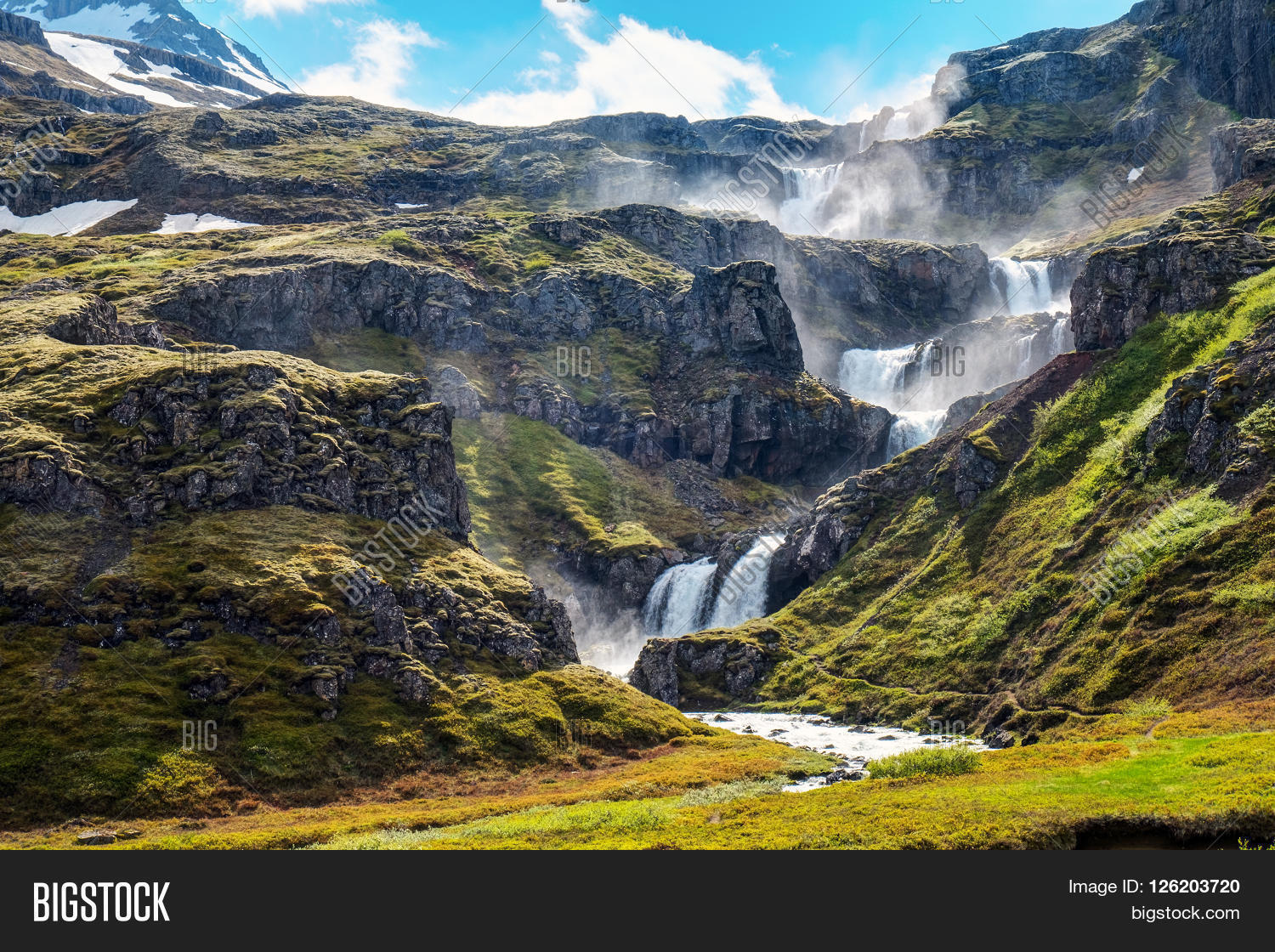 Klifbrekkufossar Image & Photo (Free Trial) | Bigstock