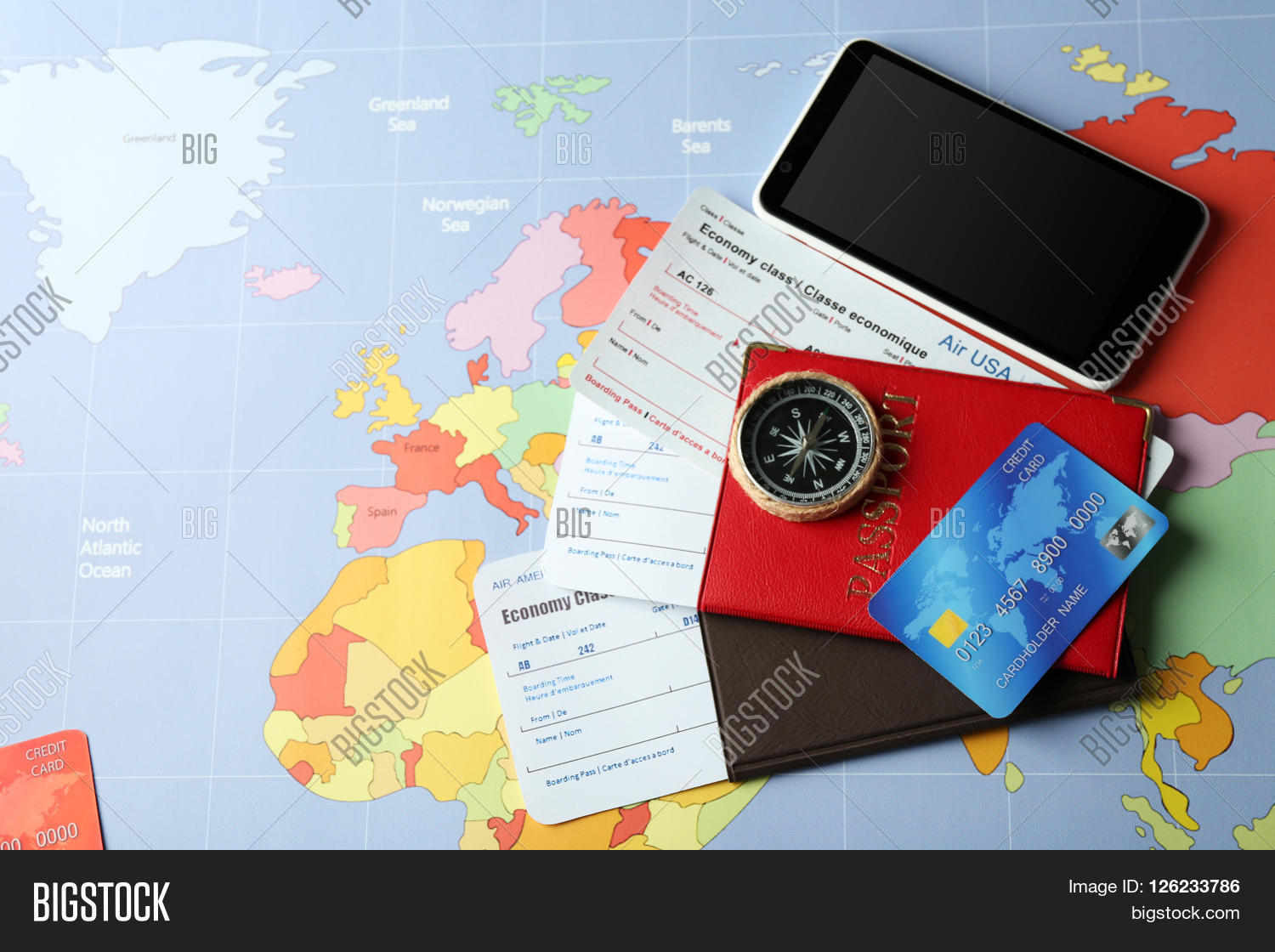 Credit Cards Passports Image & Photo (Free Trial) Bigstock