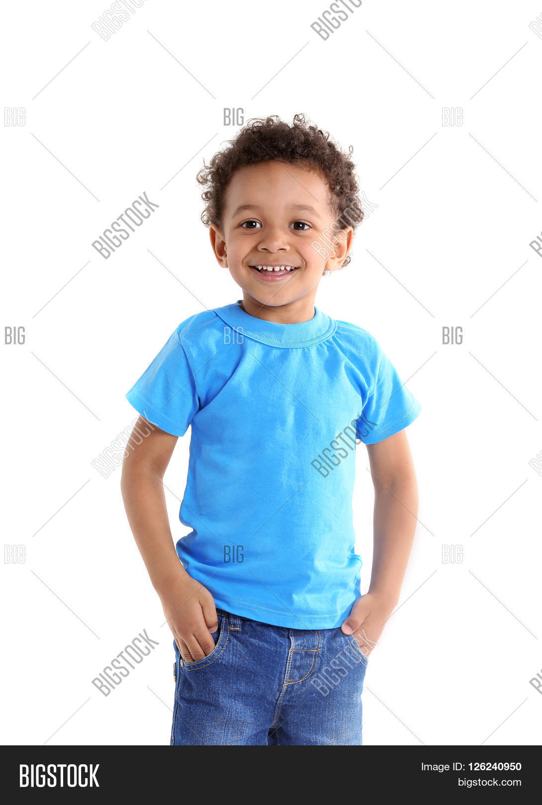 Little Boy Blue Shirt Image & Photo (Free Trial) Bigstock