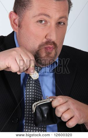 Retrato de un hombre endeudado