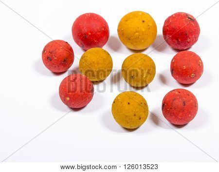 Carp Hook Boilies - Fishing Bait Close Up