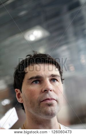 PRAGUE CZECH REPUBLIC August 22. 2011: Czech hockey player Jaromir Jagr on August 22. 2011 in Prague Czech republic