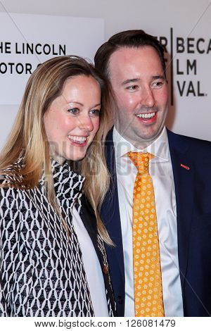 NEW YORK, NY - APRIL 16: Lindsay Schmidt and Edward Shapoff  attend 'Youth In Oregon' Premiere - 2016 Tribeca Film Festival at John Zuccotti Theater  on April 16, 2016 in New York City