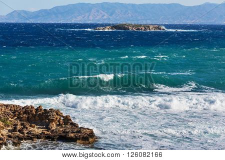 Beautiful sea shore in Cyprus