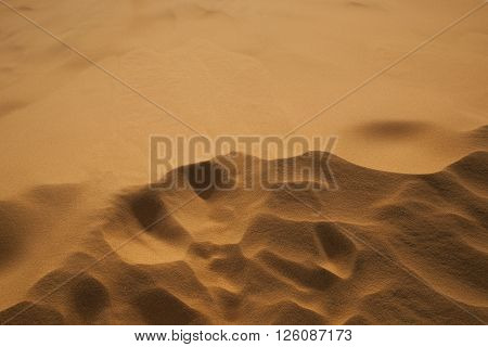 red sand dune, sand hill in Muine, Vietnam