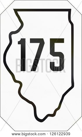 Historic Illinois Route Shield From 1926 Used In The United States