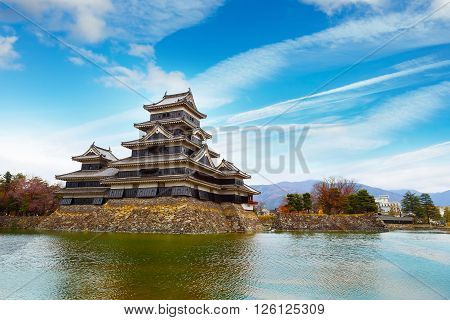 Matsumoto Castle in Matsumoto City, Nagano, Japan