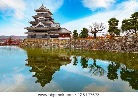 Matsumoto Castle in Matsumoto City, Nagano, Japan