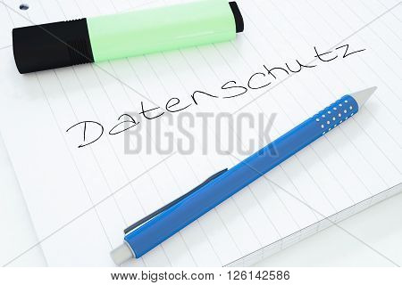 Datenschutz