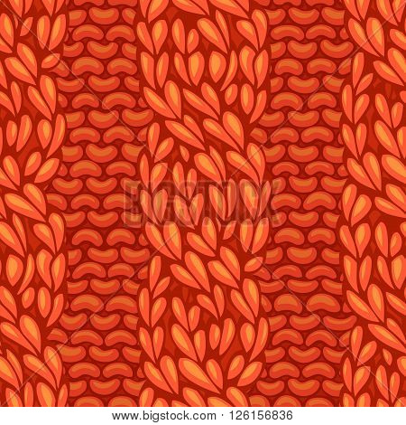 Seamless Bright Four-stitch Cable Pattern.