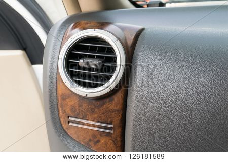 Air conditioner in compact car, car, dashboard,
