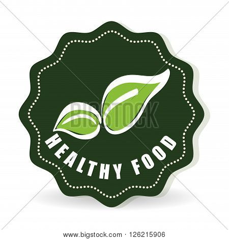 organic food concept with icon design, vector illustration 10 eps graphic.