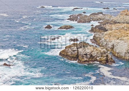 Beach At Garrapata State Park, California