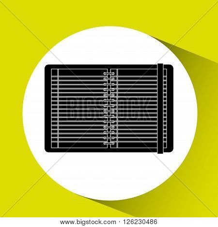 notebook paper design, vector illustration eps10 graphic