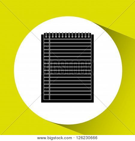 notebook paper design, vector illustration eps10 graphic
