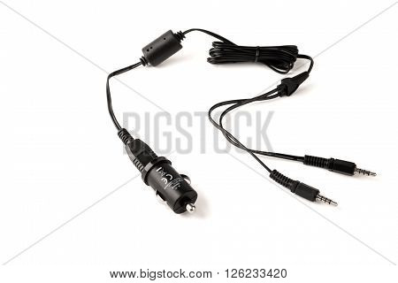 Usb Car Charger With Usb To 3.5Mm Lead Converter Cable