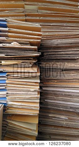 The paper Division prepared for delivery to Sell.Vertical Picture.