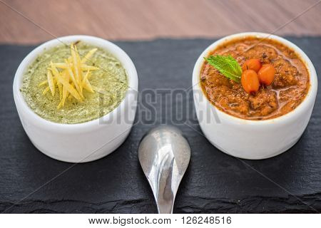 lemon and seabuckthorn sorbet
