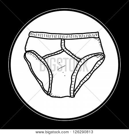 Simple Doodle Of A Pair Of Pants