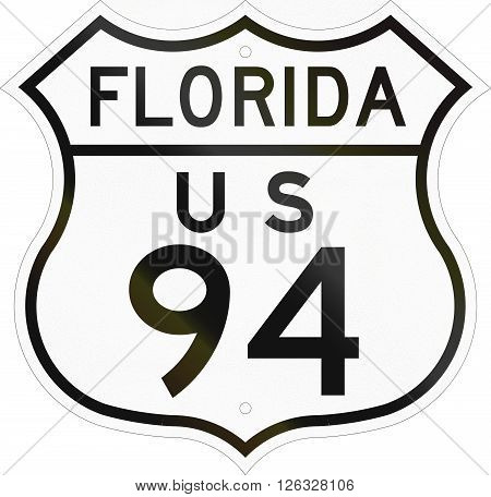 Historic Florida Highway Route Shield From 1948 Used In The Us