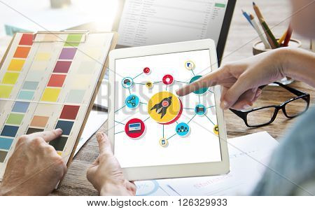 Startup Goals Growth Success Plan Business Concept