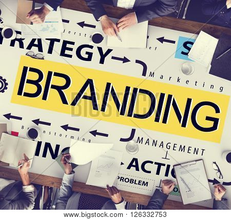 Brand Branding Label Marketing Profile Trademark Concept
