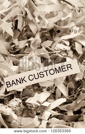papierschnitzel bank customer